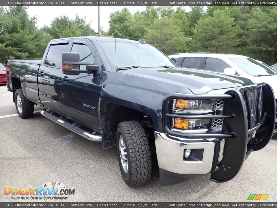 2019 Chevrolet Silverado 2500HD LT Crew Cab 4WD Deep Ocean Blue Metallic / Jet Black Photo #2