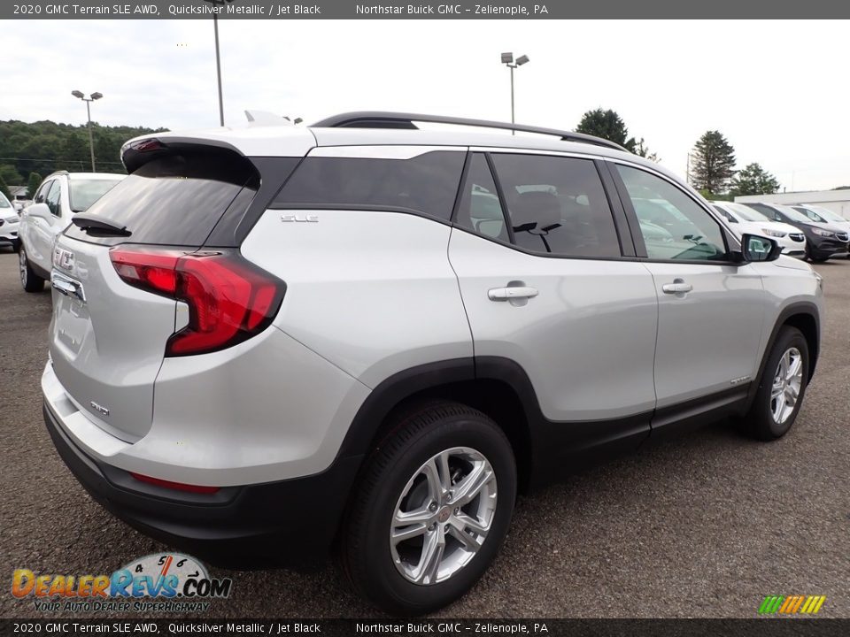2020 GMC Terrain SLE AWD Quicksilver Metallic / Jet Black Photo #5