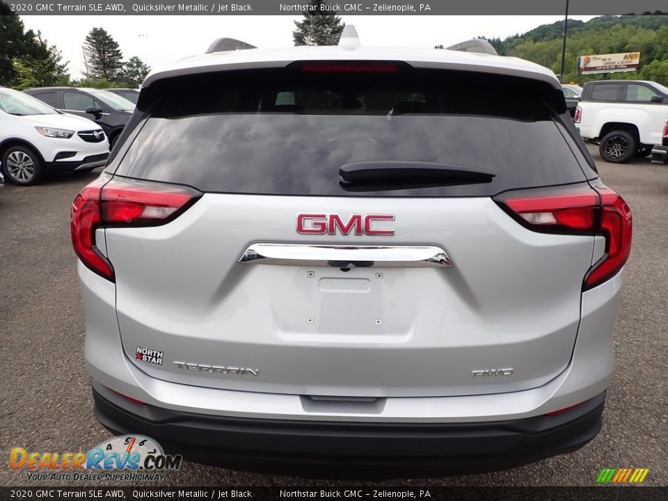 2020 GMC Terrain SLE AWD Quicksilver Metallic / Jet Black Photo #6