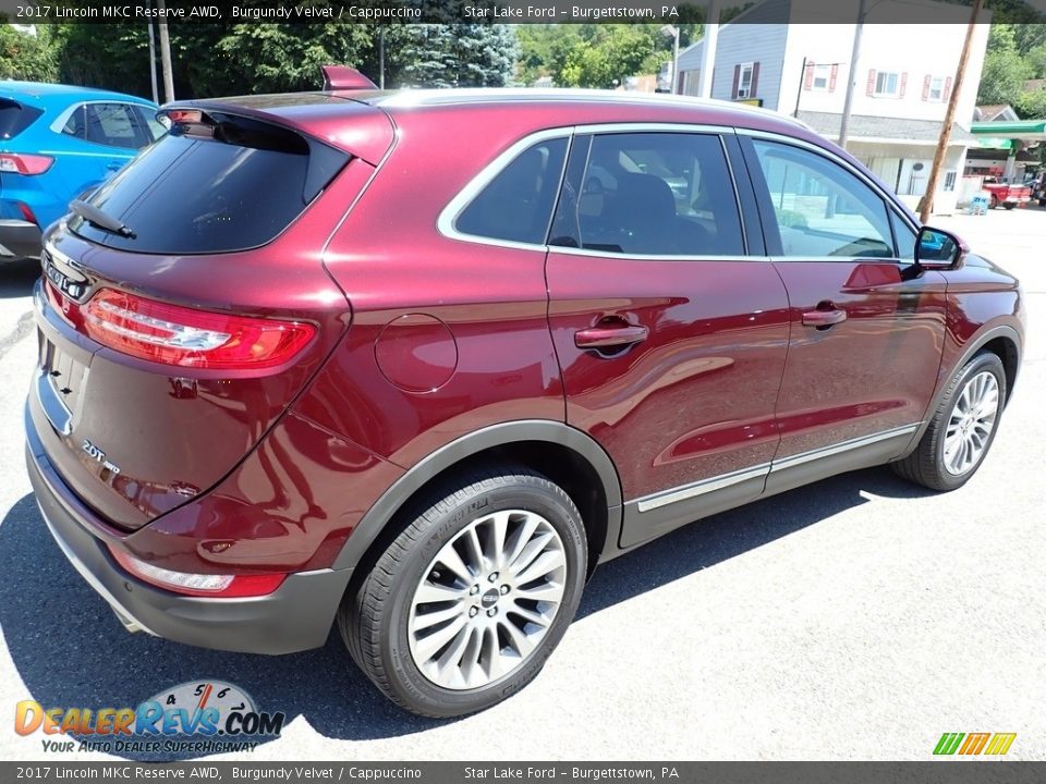 2017 Lincoln MKC Reserve AWD Burgundy Velvet / Cappuccino Photo #6