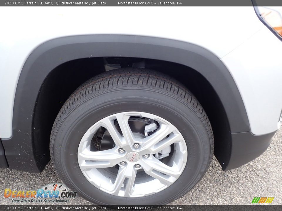 2020 GMC Terrain SLE AWD Quicksilver Metallic / Jet Black Photo #10