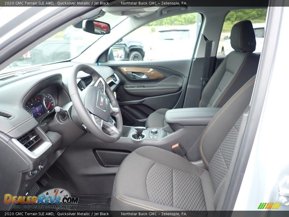 2020 GMC Terrain SLE AWD Quicksilver Metallic / Jet Black Photo #13
