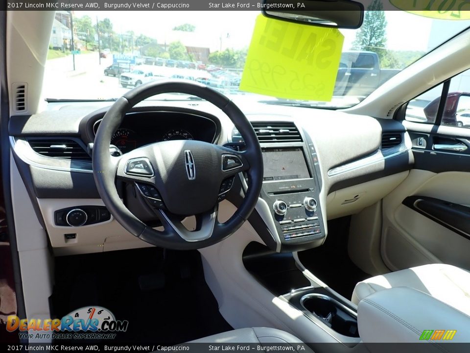 2017 Lincoln MKC Reserve AWD Burgundy Velvet / Cappuccino Photo #12