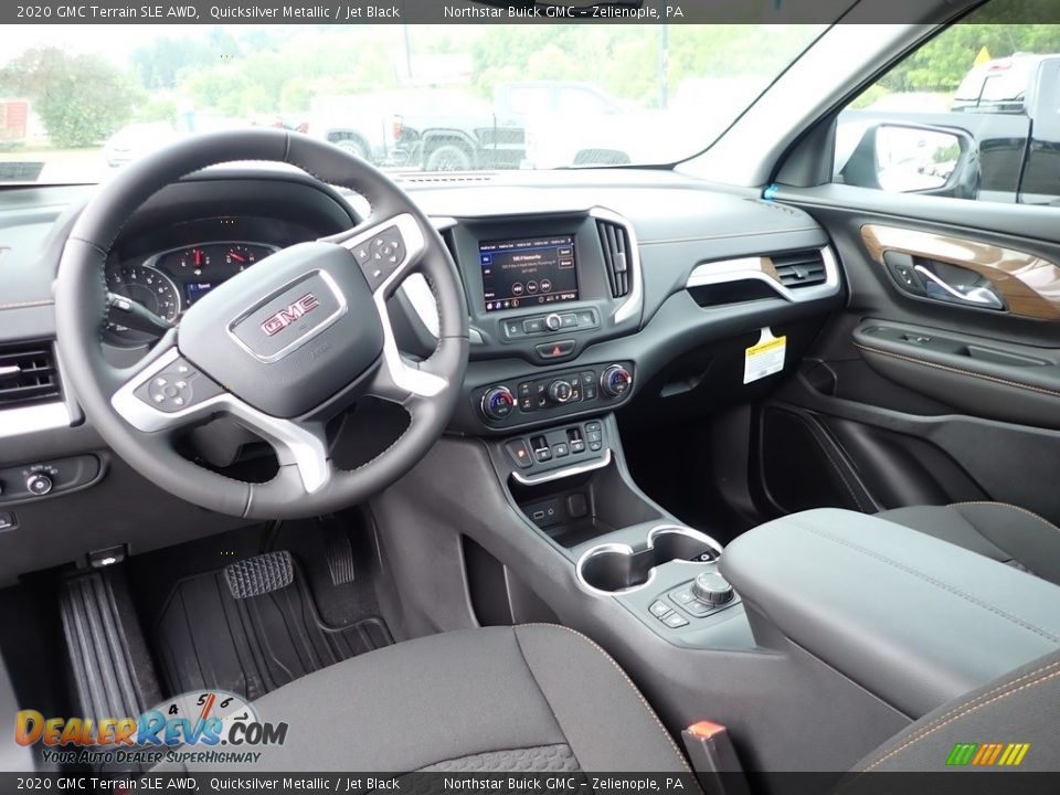 2020 GMC Terrain SLE AWD Quicksilver Metallic / Jet Black Photo #15