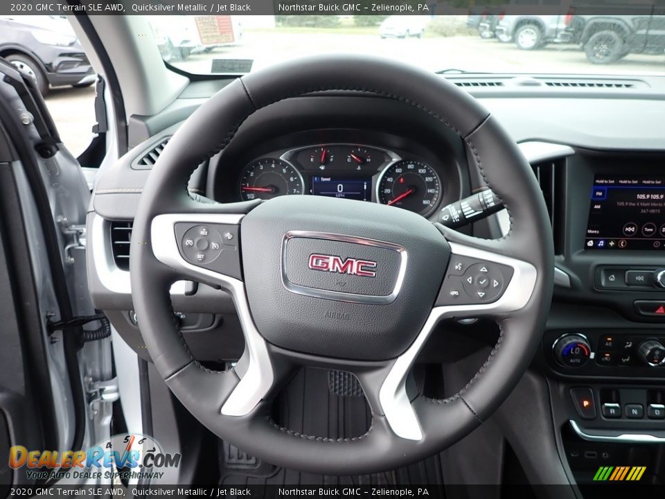 2020 GMC Terrain SLE AWD Quicksilver Metallic / Jet Black Photo #17