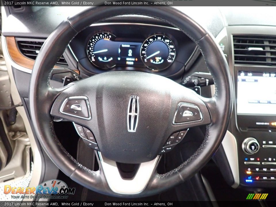 2017 Lincoln MKC Reserve AWD White Gold / Ebony Photo #29