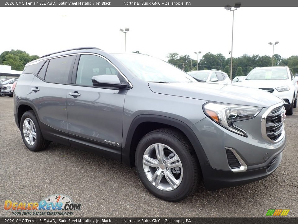 2020 GMC Terrain SLE AWD Satin Steel Metallic / Jet Black Photo #3