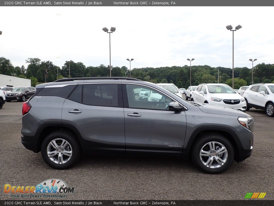 2020 GMC Terrain SLE AWD Satin Steel Metallic / Jet Black Photo #4