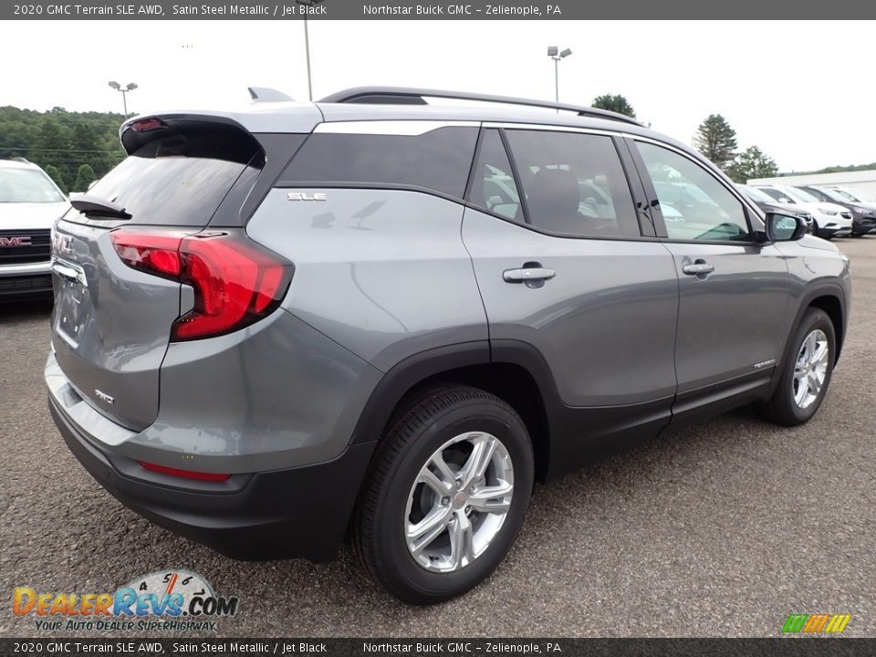 2020 GMC Terrain SLE AWD Satin Steel Metallic / Jet Black Photo #5