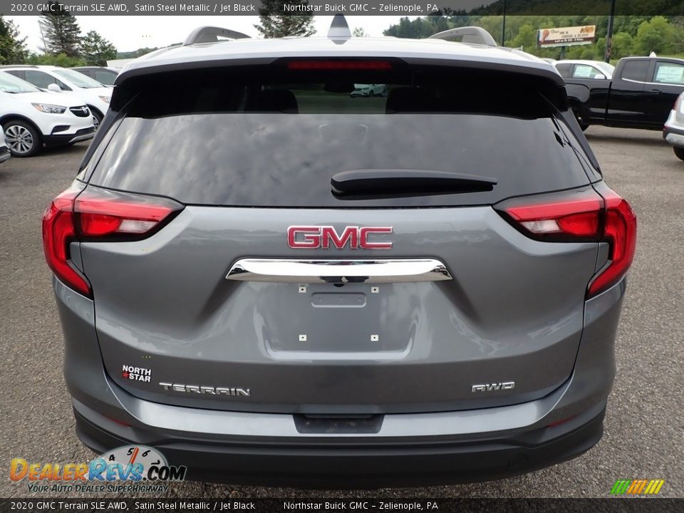 2020 GMC Terrain SLE AWD Satin Steel Metallic / Jet Black Photo #6