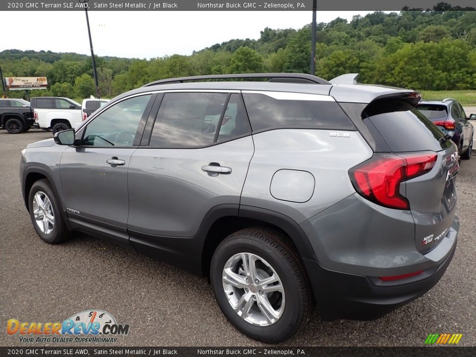 2020 GMC Terrain SLE AWD Satin Steel Metallic / Jet Black Photo #8