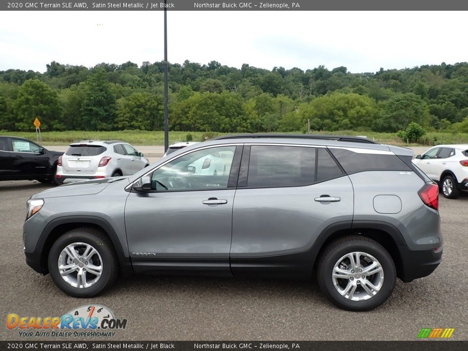2020 GMC Terrain SLE AWD Satin Steel Metallic / Jet Black Photo #9
