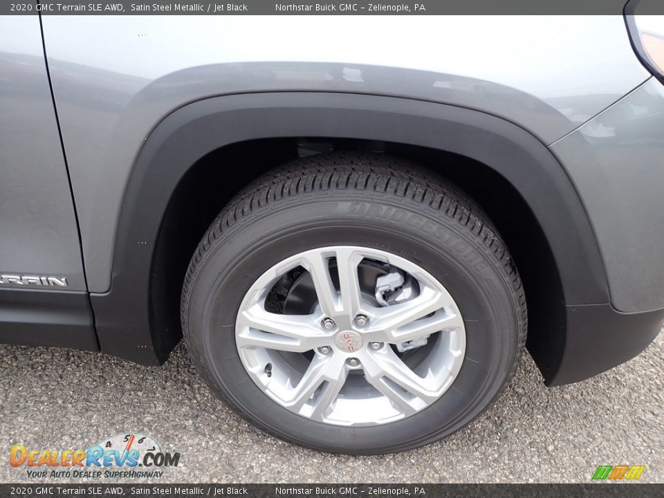 2020 GMC Terrain SLE AWD Satin Steel Metallic / Jet Black Photo #10