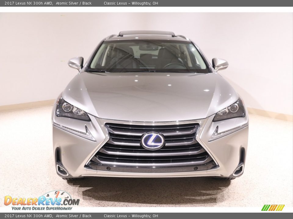 2017 Lexus NX 300h AWD Atomic Silver / Black Photo #2