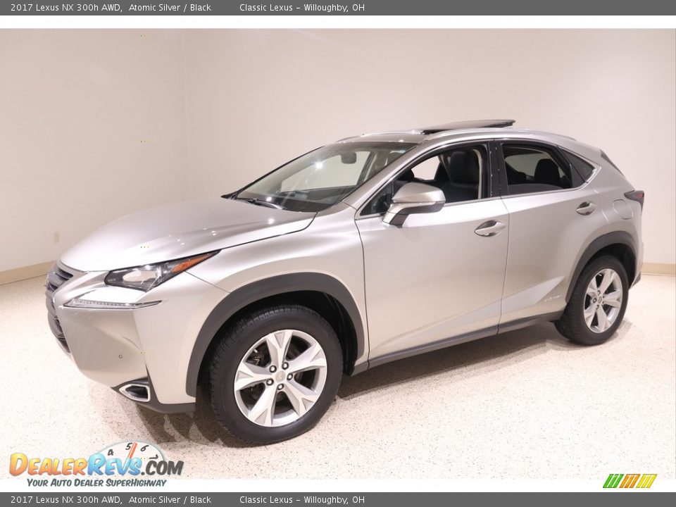 2017 Lexus NX 300h AWD Atomic Silver / Black Photo #3