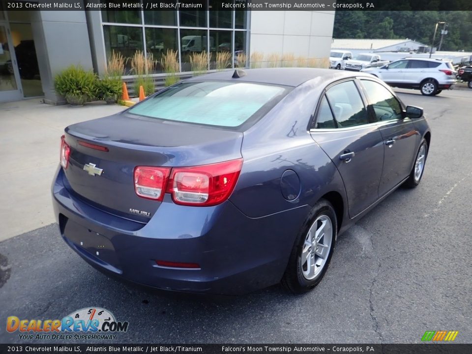 2013 Chevrolet Malibu LS Atlantis Blue Metallic / Jet Black/Titanium Photo #2