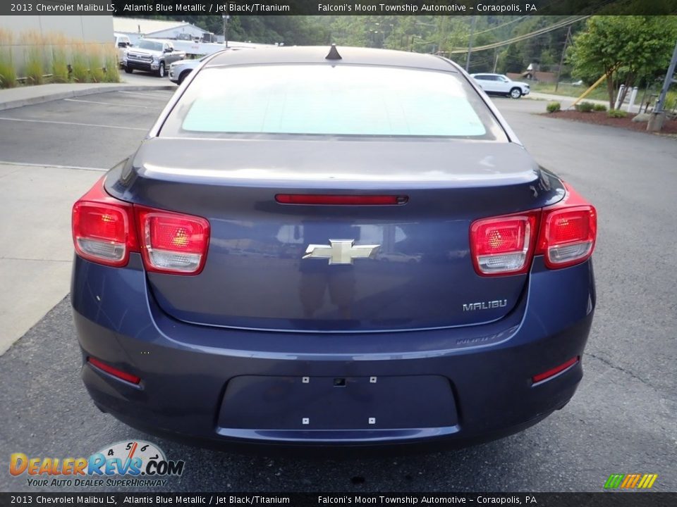 2013 Chevrolet Malibu LS Atlantis Blue Metallic / Jet Black/Titanium Photo #3