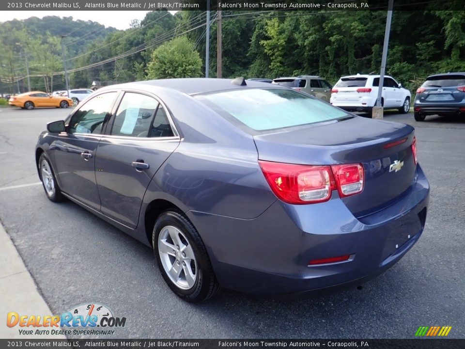 2013 Chevrolet Malibu LS Atlantis Blue Metallic / Jet Black/Titanium Photo #5