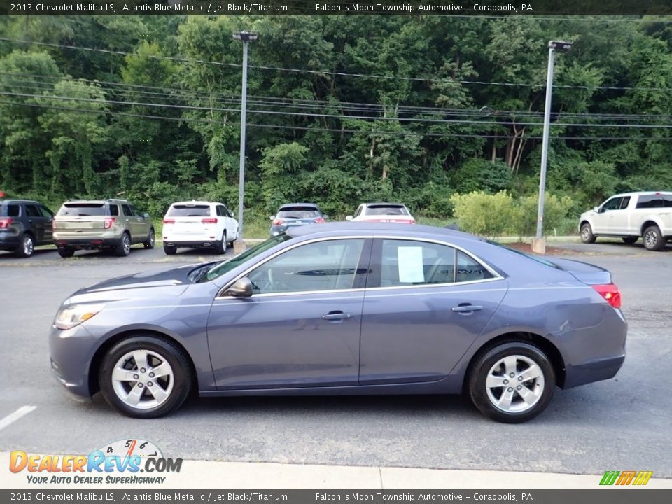 2013 Chevrolet Malibu LS Atlantis Blue Metallic / Jet Black/Titanium Photo #6