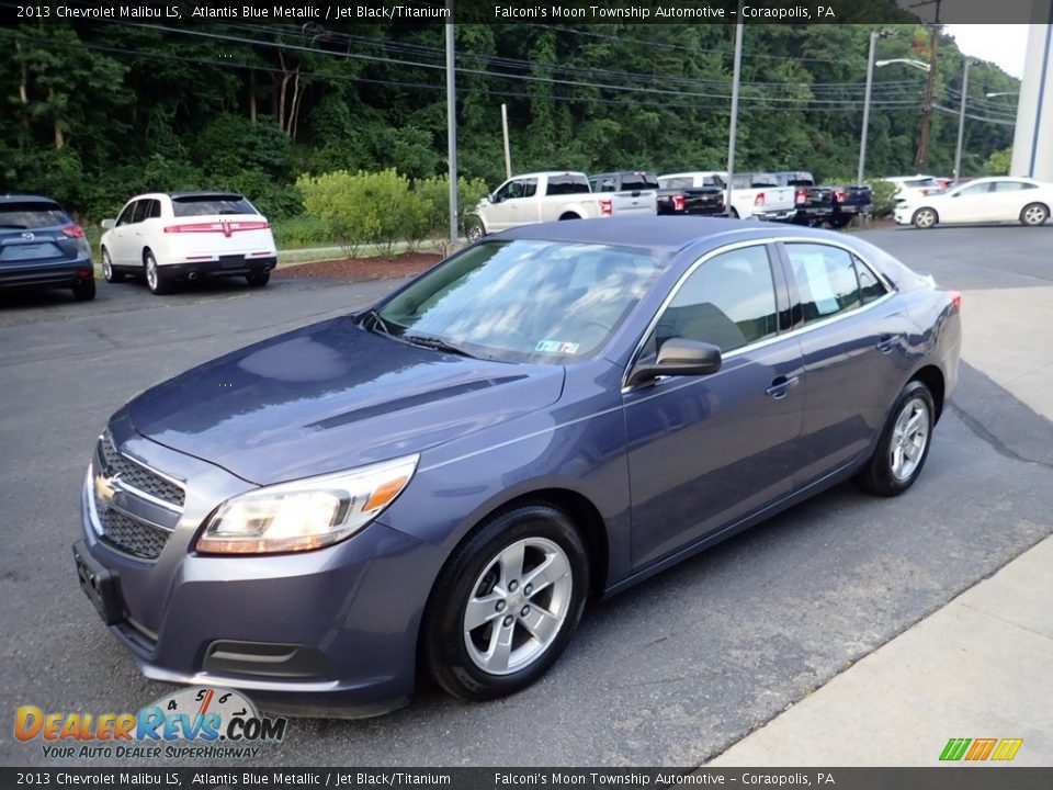 2013 Chevrolet Malibu LS Atlantis Blue Metallic / Jet Black/Titanium Photo #7