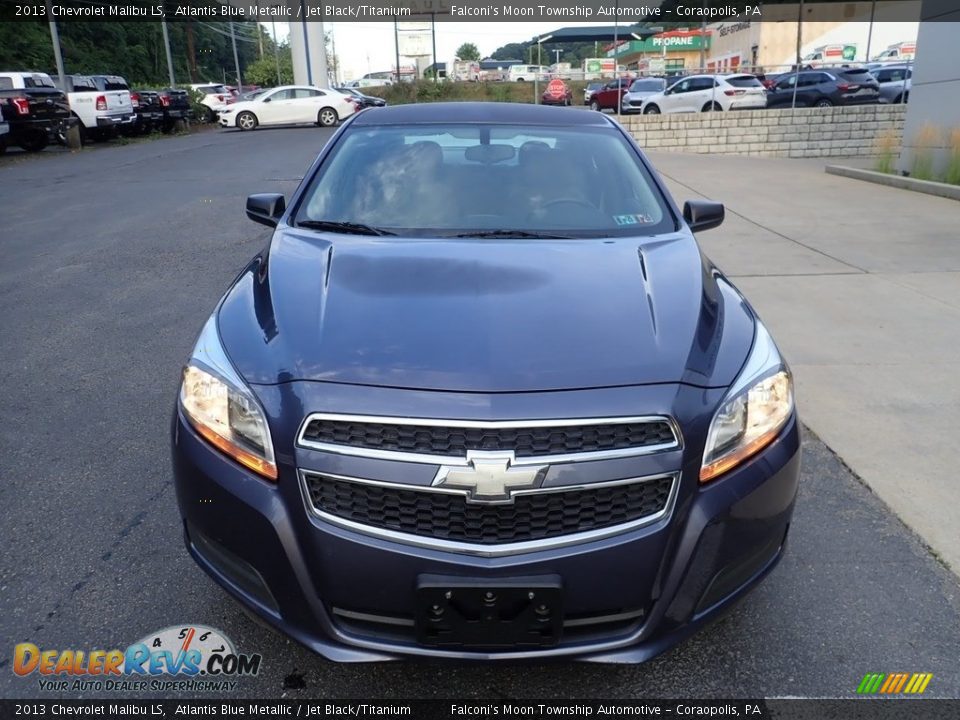 2013 Chevrolet Malibu LS Atlantis Blue Metallic / Jet Black/Titanium Photo #8
