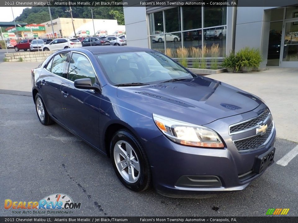 2013 Chevrolet Malibu LS Atlantis Blue Metallic / Jet Black/Titanium Photo #9