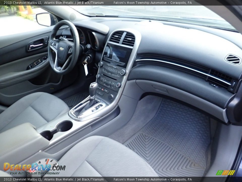 2013 Chevrolet Malibu LS Atlantis Blue Metallic / Jet Black/Titanium Photo #12