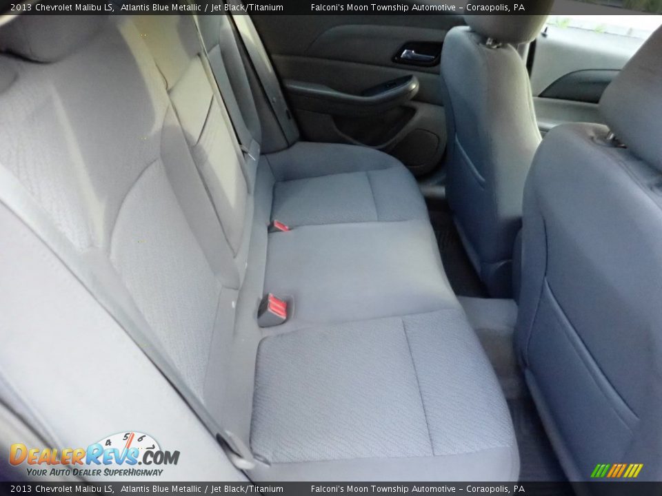 2013 Chevrolet Malibu LS Atlantis Blue Metallic / Jet Black/Titanium Photo #14