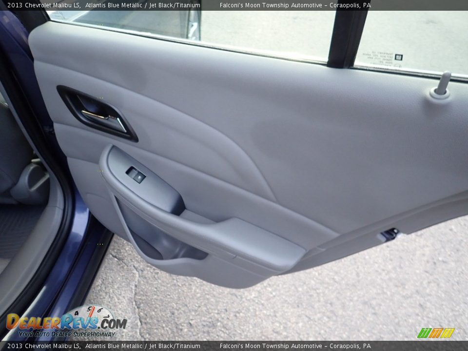 2013 Chevrolet Malibu LS Atlantis Blue Metallic / Jet Black/Titanium Photo #15