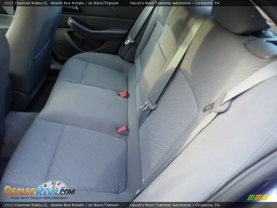 2013 Chevrolet Malibu LS Atlantis Blue Metallic / Jet Black/Titanium Photo #17