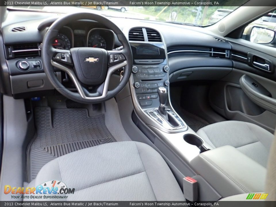 2013 Chevrolet Malibu LS Atlantis Blue Metallic / Jet Black/Titanium Photo #18