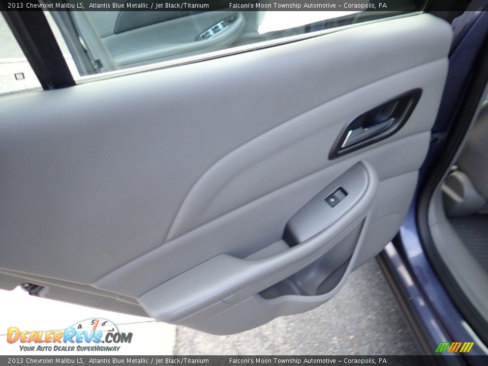2013 Chevrolet Malibu LS Atlantis Blue Metallic / Jet Black/Titanium Photo #19