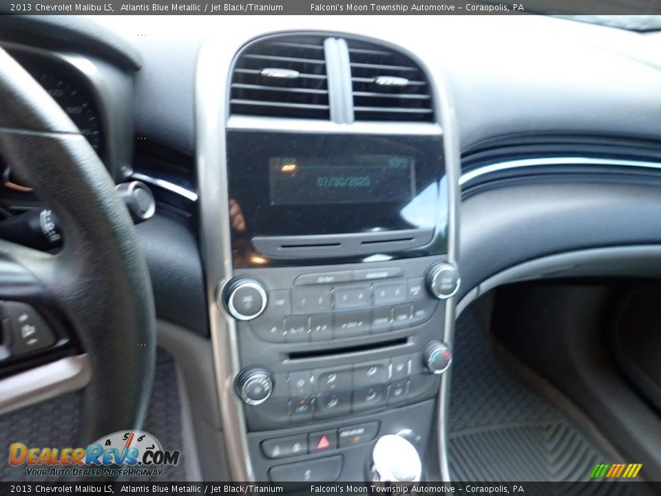 2013 Chevrolet Malibu LS Atlantis Blue Metallic / Jet Black/Titanium Photo #23