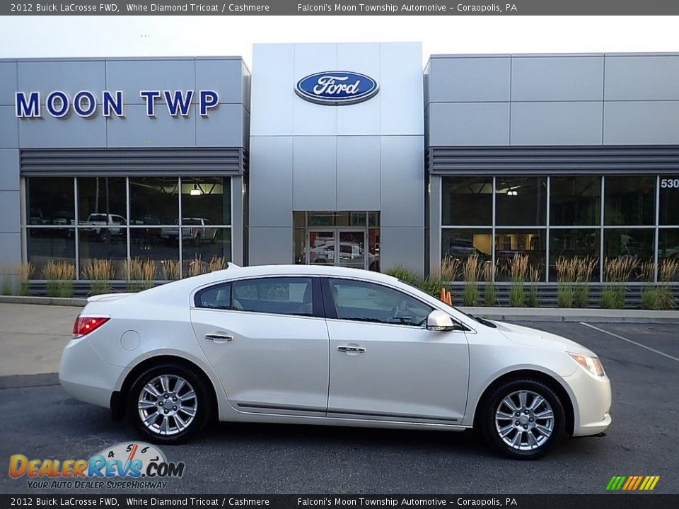 2012 Buick LaCrosse FWD White Diamond Tricoat / Cashmere Photo #1