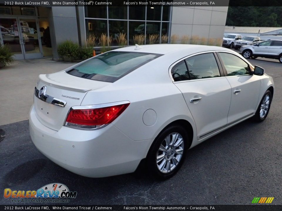 2012 Buick LaCrosse FWD White Diamond Tricoat / Cashmere Photo #2