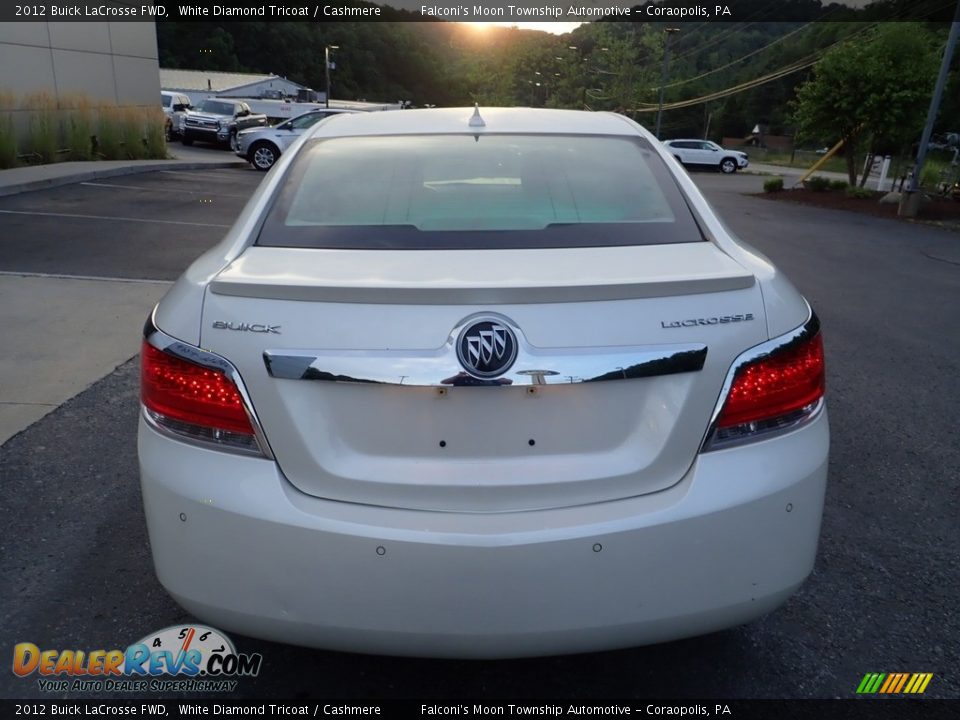 2012 Buick LaCrosse FWD White Diamond Tricoat / Cashmere Photo #3