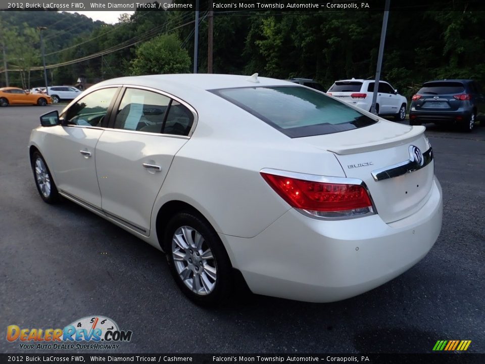 2012 Buick LaCrosse FWD White Diamond Tricoat / Cashmere Photo #5