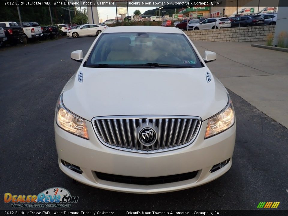 2012 Buick LaCrosse FWD White Diamond Tricoat / Cashmere Photo #8