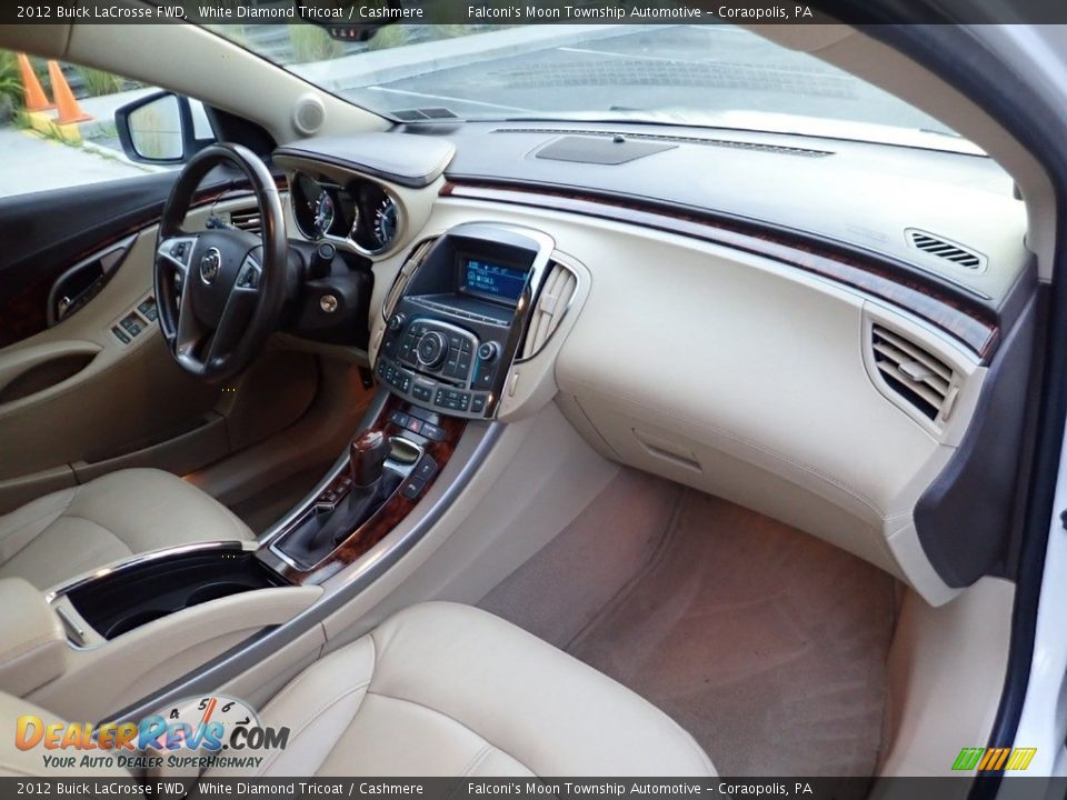 2012 Buick LaCrosse FWD White Diamond Tricoat / Cashmere Photo #12