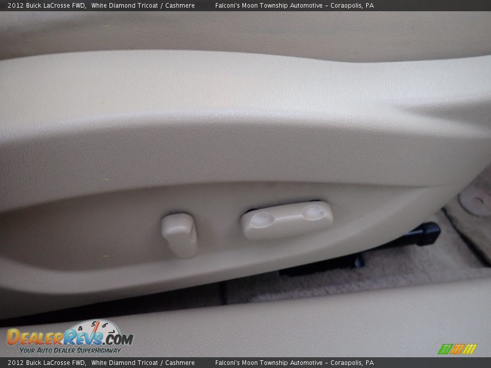 2012 Buick LaCrosse FWD White Diamond Tricoat / Cashmere Photo #13