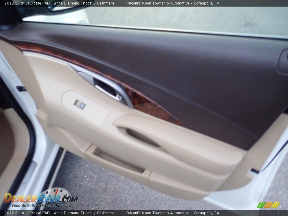 2012 Buick LaCrosse FWD White Diamond Tricoat / Cashmere Photo #14