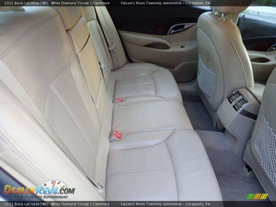 2012 Buick LaCrosse FWD White Diamond Tricoat / Cashmere Photo #15