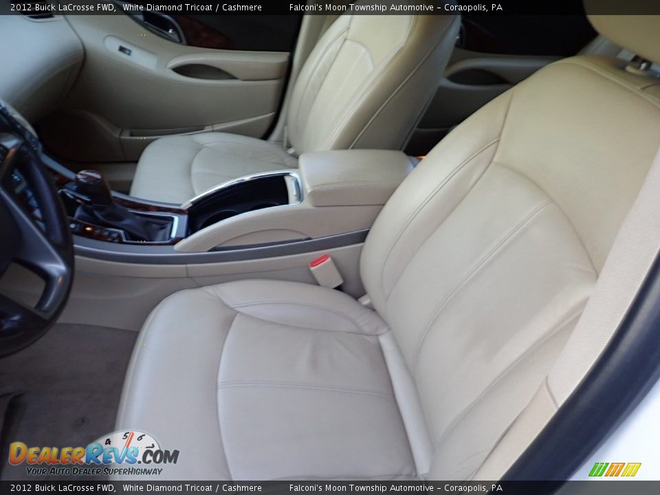 2012 Buick LaCrosse FWD White Diamond Tricoat / Cashmere Photo #16