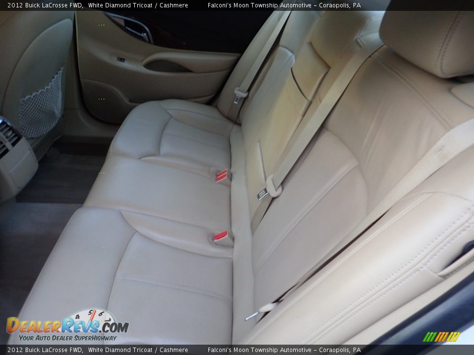 2012 Buick LaCrosse FWD White Diamond Tricoat / Cashmere Photo #17