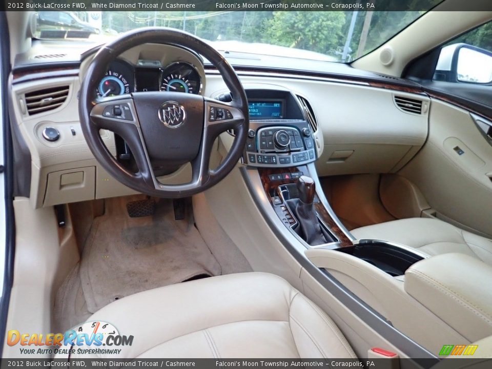 2012 Buick LaCrosse FWD White Diamond Tricoat / Cashmere Photo #18