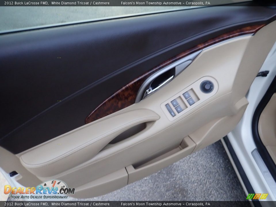 2012 Buick LaCrosse FWD White Diamond Tricoat / Cashmere Photo #20