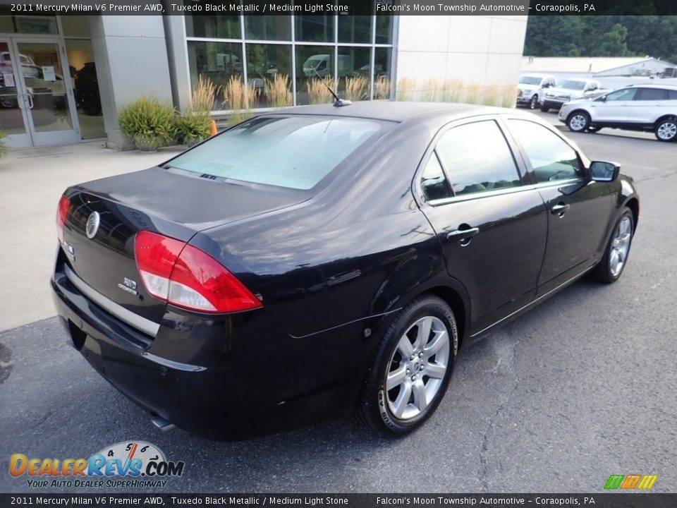 2011 Mercury Milan V6 Premier AWD Tuxedo Black Metallic / Medium Light Stone Photo #2