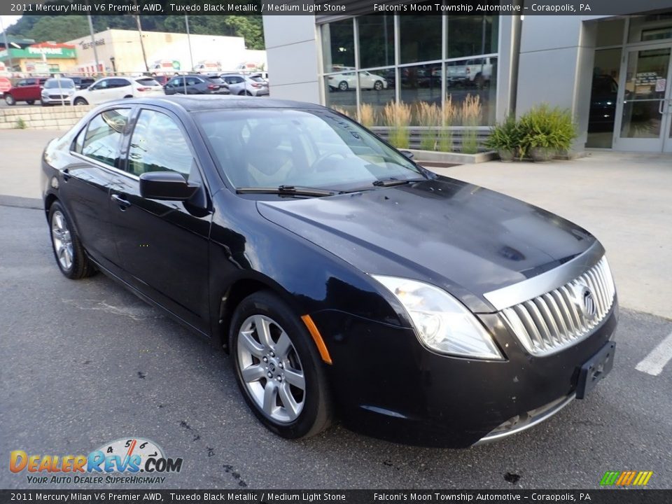 Tuxedo Black Metallic 2011 Mercury Milan V6 Premier AWD Photo #8