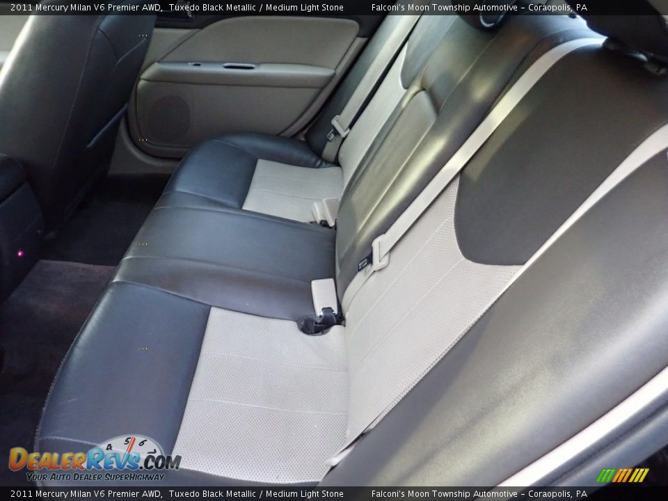 Rear Seat of 2011 Mercury Milan V6 Premier AWD Photo #17