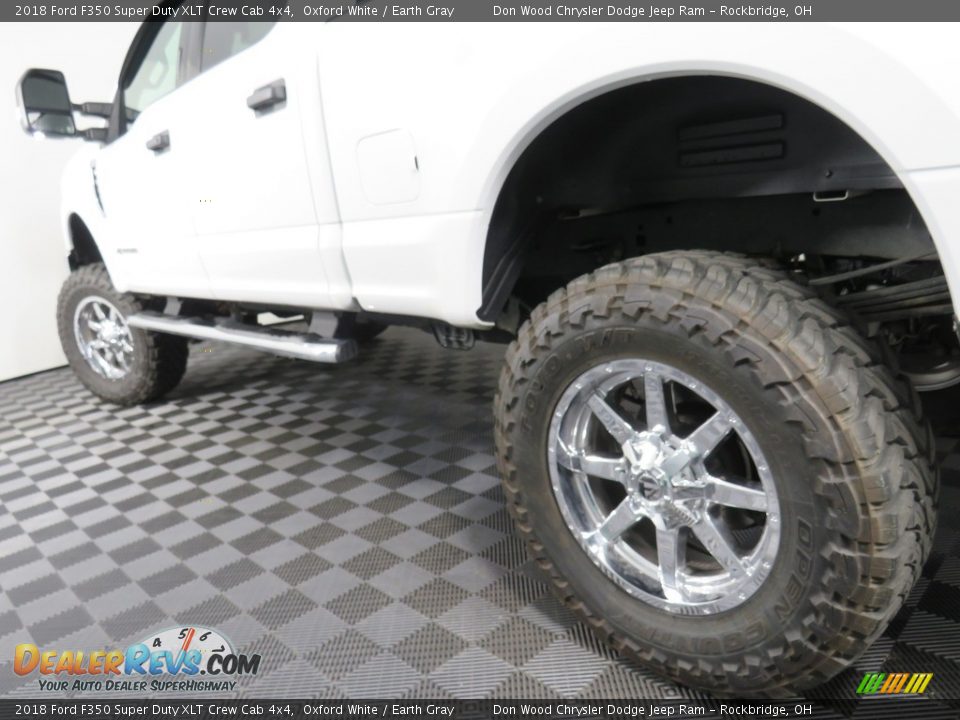 2018 Ford F350 Super Duty XLT Crew Cab 4x4 Oxford White / Earth Gray Photo #10
